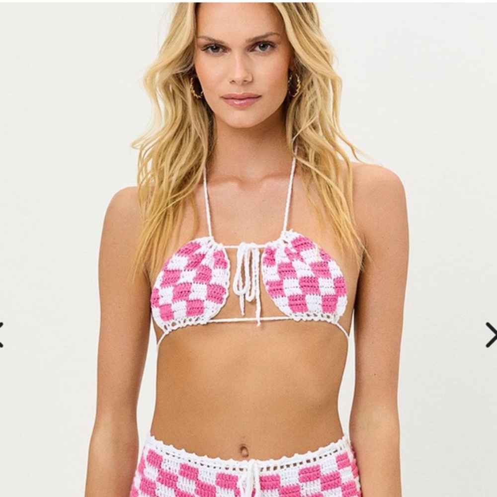 Frankies bikini crochet top